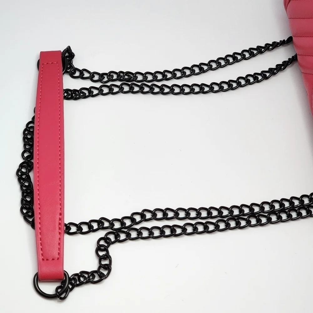 Fuschia Quilted Handbag